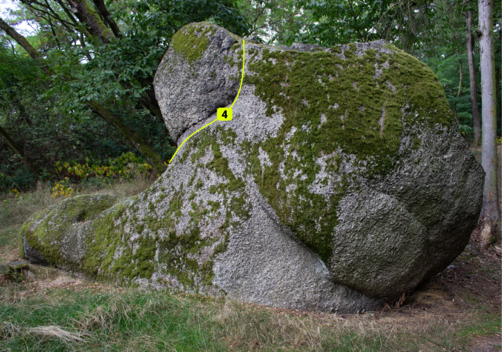 Klepec, boulder, Levý bok, Šplícharův kočár