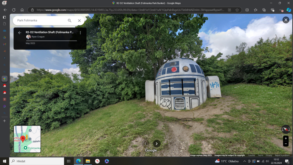 R2D2, VARP
Prázdné Urban boulder spoty v Praze