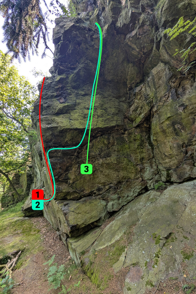 Sv. Kóta, Kozí hřbety, bouldering, VARP