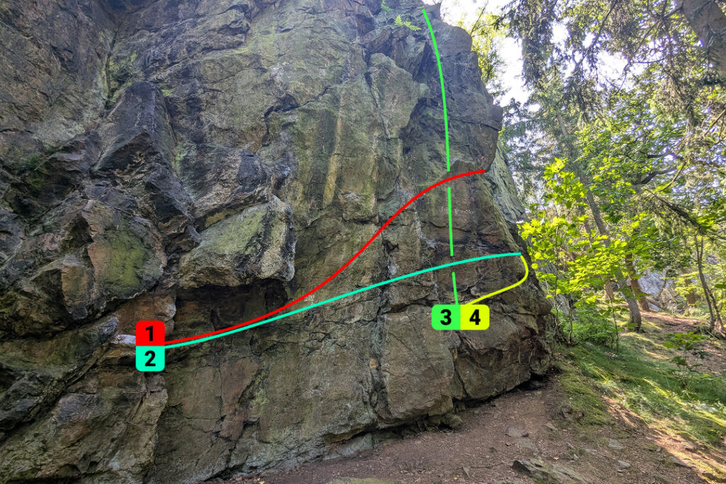 Sv. Kóta, Kozí hřbety, bouldering, VARP