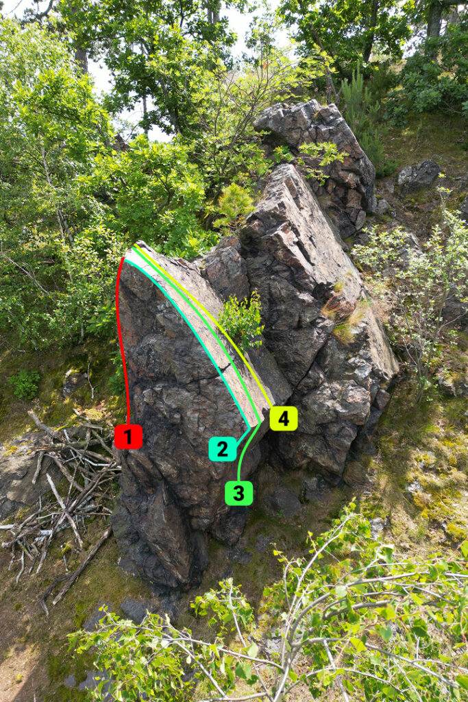 Sv. Kóta, Kozí hřbety, bouldering, VARP