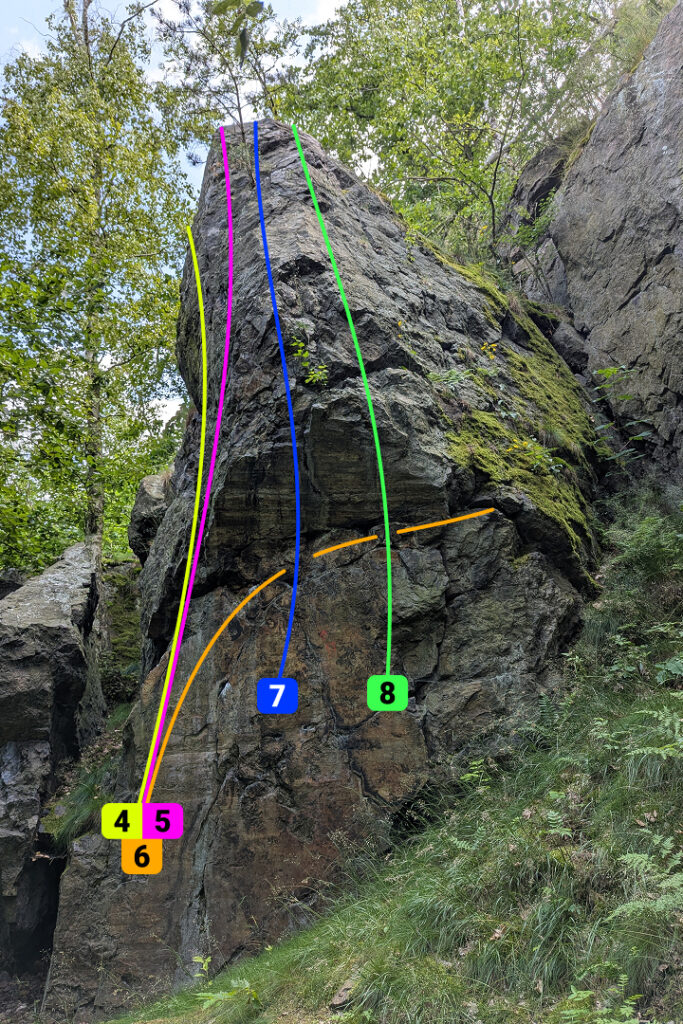 Sv. Kóta, Kozí hřbety, bouldering, VARP