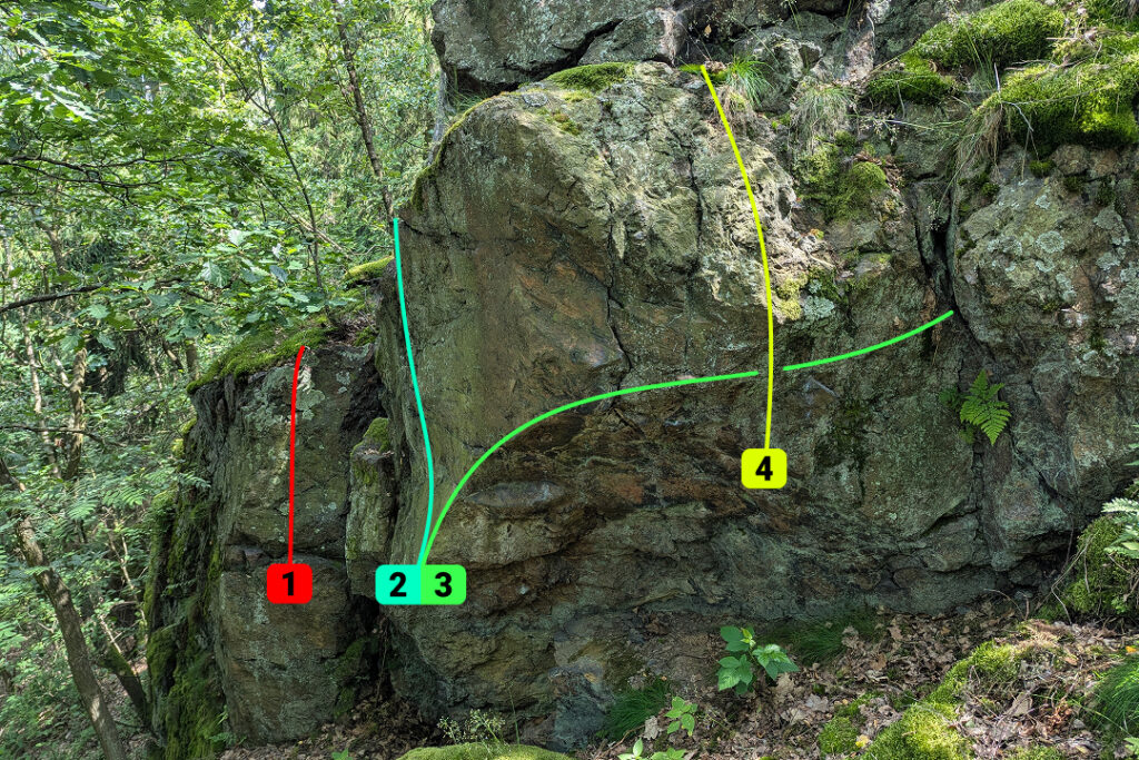 Sv. Kóta, Kozí hřbety, bouldering, VARP