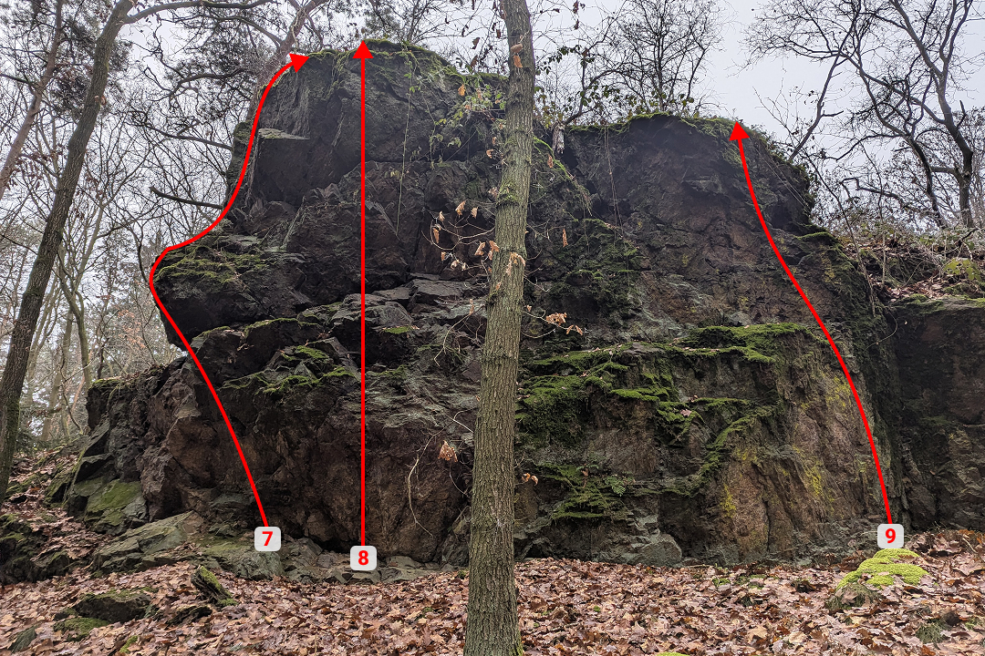 Pravá stěna jižní stěny